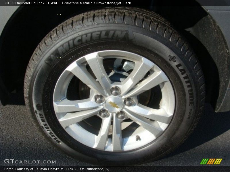 Graystone Metallic / Brownstone/Jet Black 2012 Chevrolet Equinox LT AWD