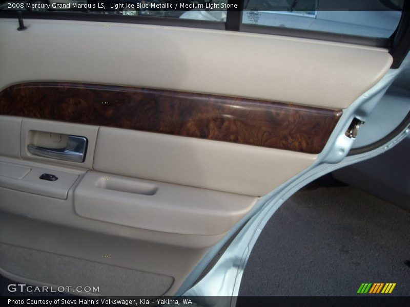 Light Ice Blue Metallic / Medium Light Stone 2008 Mercury Grand Marquis LS