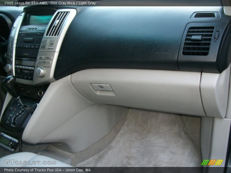 Flint Gray Mica / Light Gray 2005 Lexus RX 330 AWD