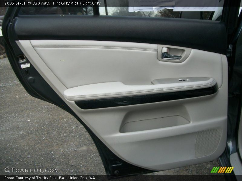 Flint Gray Mica / Light Gray 2005 Lexus RX 330 AWD