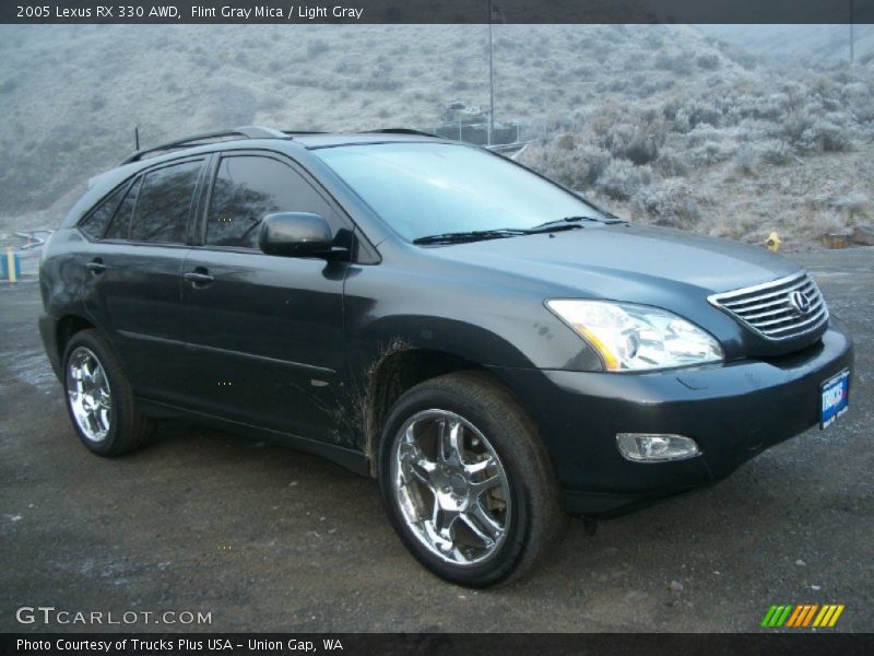 Flint Gray Mica / Light Gray 2005 Lexus RX 330 AWD