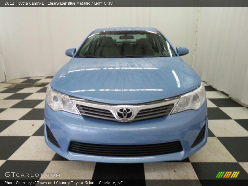 Clearwater Blue Metallic / Light Gray 2012 Toyota Camry L