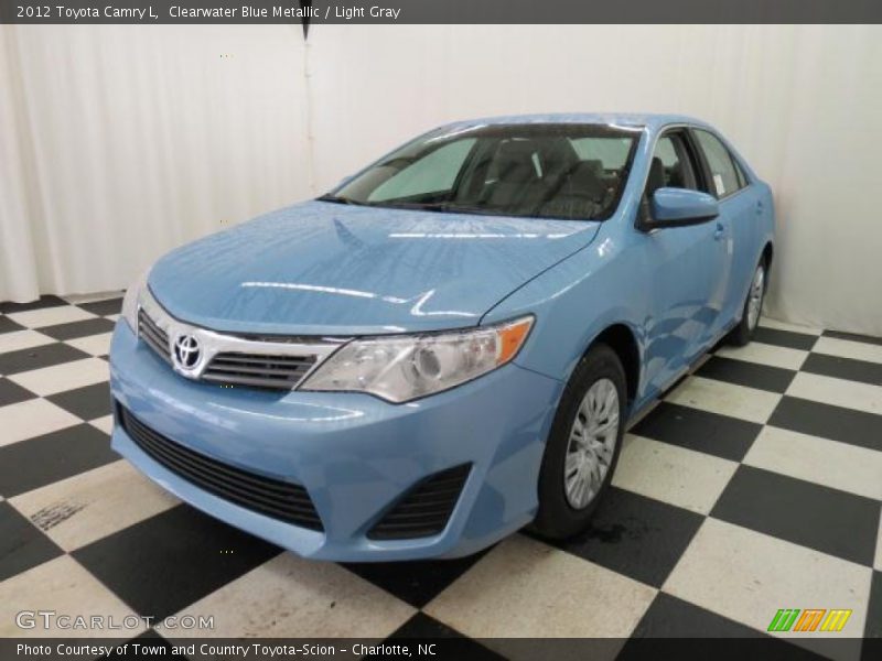 Clearwater Blue Metallic / Light Gray 2012 Toyota Camry L