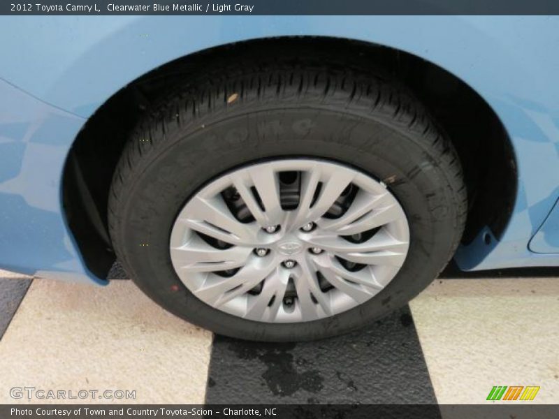 Clearwater Blue Metallic / Light Gray 2012 Toyota Camry L