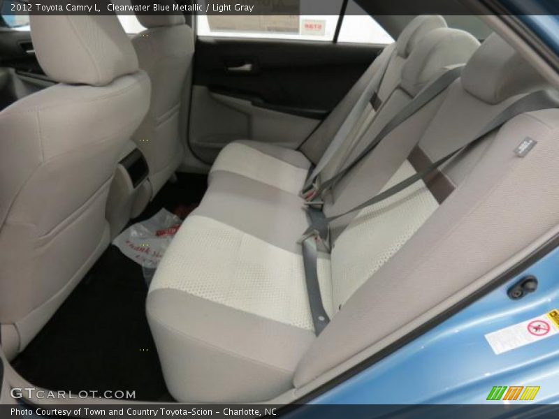 Clearwater Blue Metallic / Light Gray 2012 Toyota Camry L