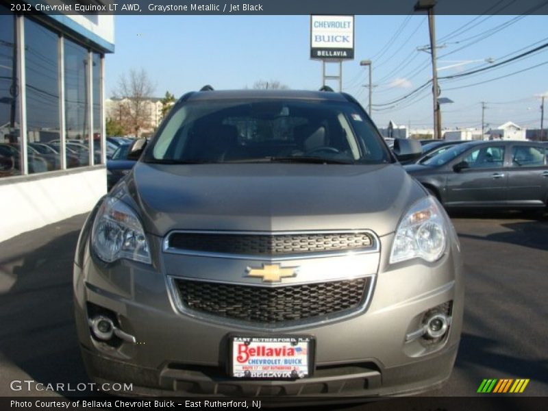 Graystone Metallic / Jet Black 2012 Chevrolet Equinox LT AWD