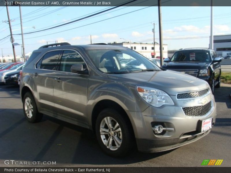 Graystone Metallic / Jet Black 2012 Chevrolet Equinox LT AWD