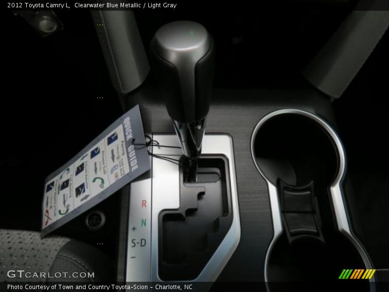 Clearwater Blue Metallic / Light Gray 2012 Toyota Camry L