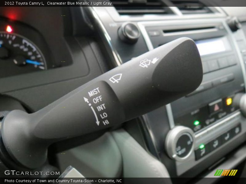 Clearwater Blue Metallic / Light Gray 2012 Toyota Camry L