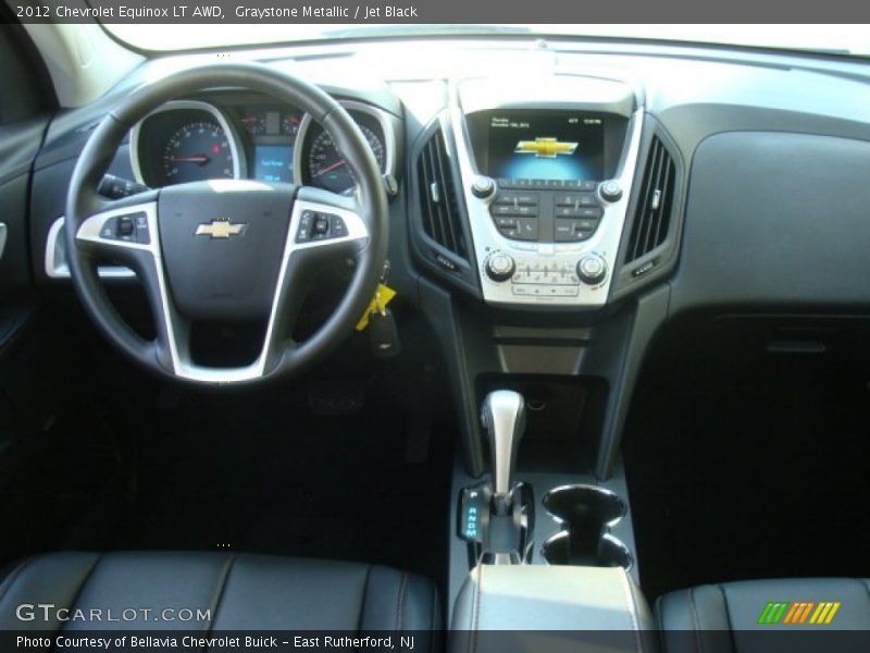 Graystone Metallic / Jet Black 2012 Chevrolet Equinox LT AWD
