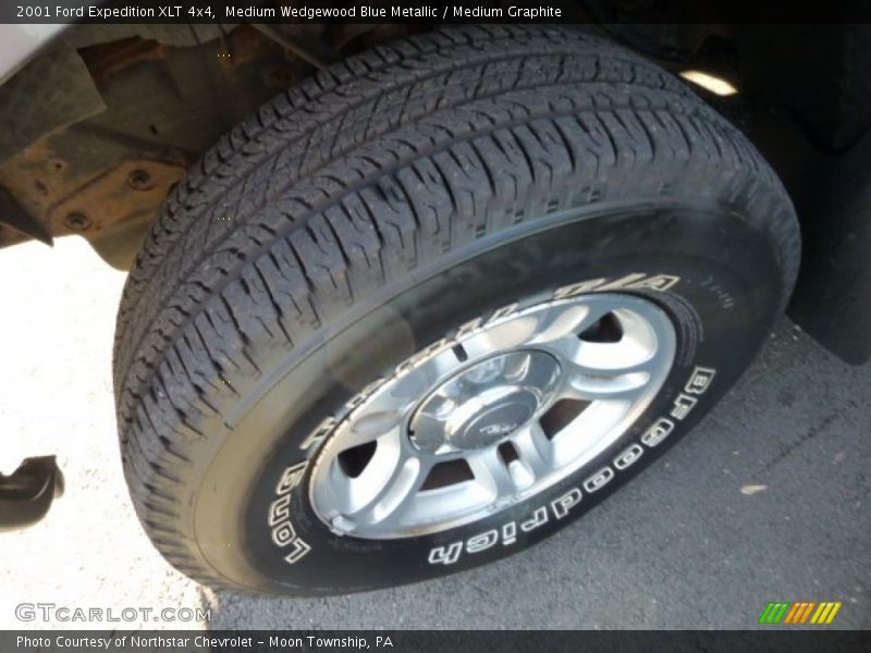 Medium Wedgewood Blue Metallic / Medium Graphite 2001 Ford Expedition XLT 4x4