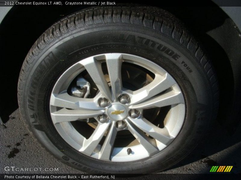 Graystone Metallic / Jet Black 2012 Chevrolet Equinox LT AWD