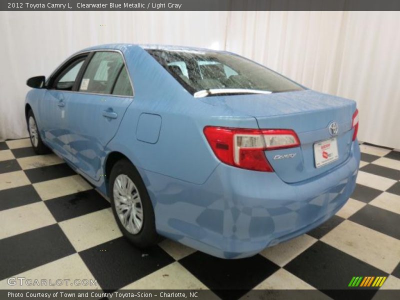 Clearwater Blue Metallic / Light Gray 2012 Toyota Camry L