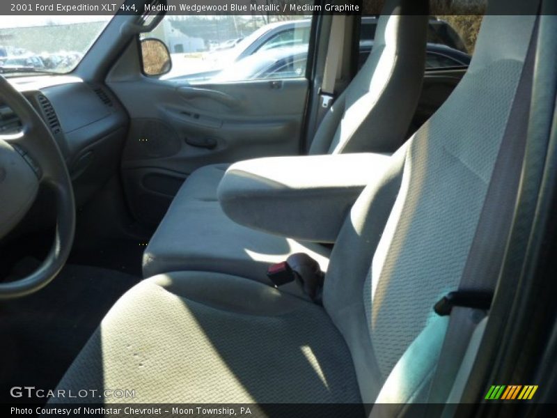 Medium Wedgewood Blue Metallic / Medium Graphite 2001 Ford Expedition XLT 4x4