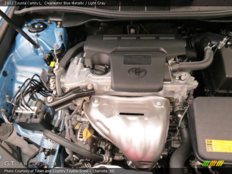 Clearwater Blue Metallic / Light Gray 2012 Toyota Camry L
