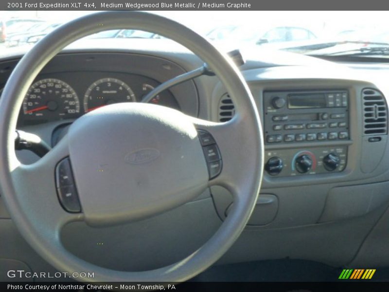 Medium Wedgewood Blue Metallic / Medium Graphite 2001 Ford Expedition XLT 4x4