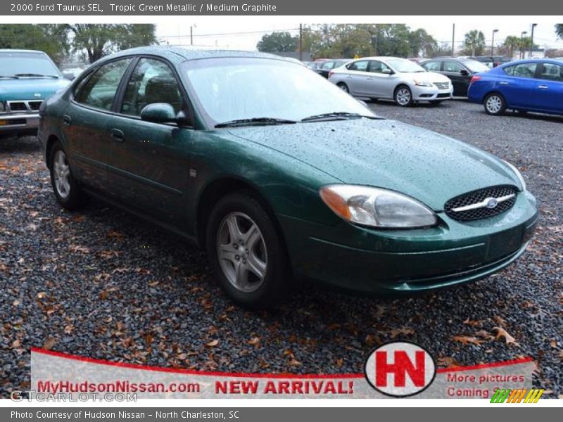 Tropic Green Metallic / Medium Graphite 2000 Ford Taurus SEL