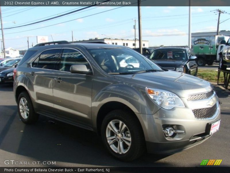 Graystone Metallic / Brownstone/Jet Black 2012 Chevrolet Equinox LT AWD