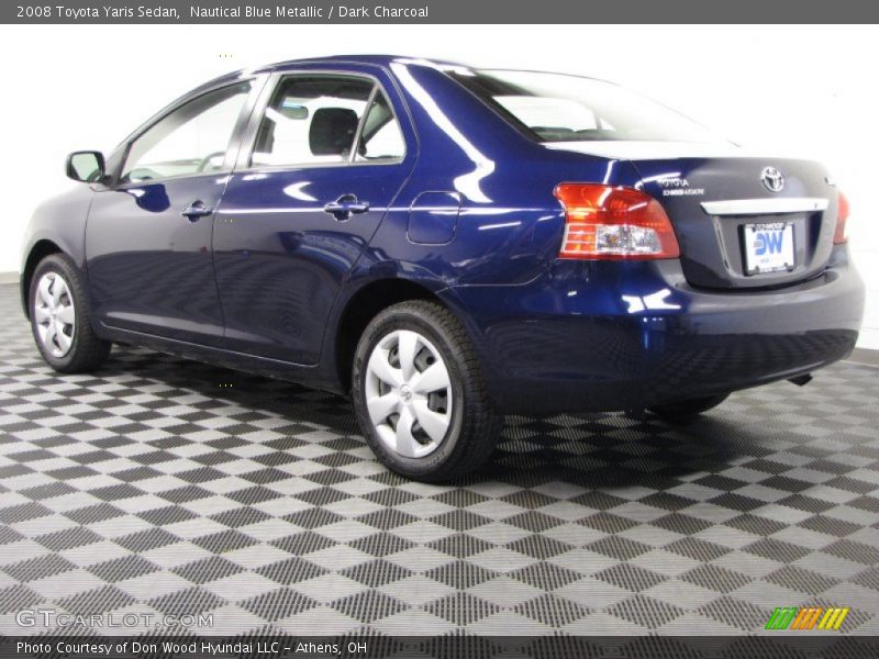 Nautical Blue Metallic / Dark Charcoal 2008 Toyota Yaris Sedan