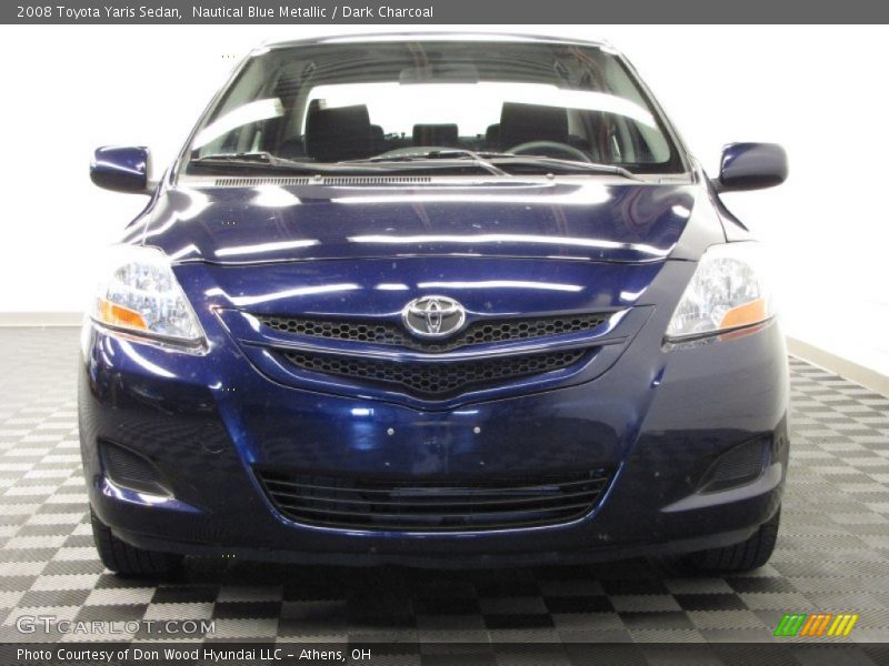 Nautical Blue Metallic / Dark Charcoal 2008 Toyota Yaris Sedan