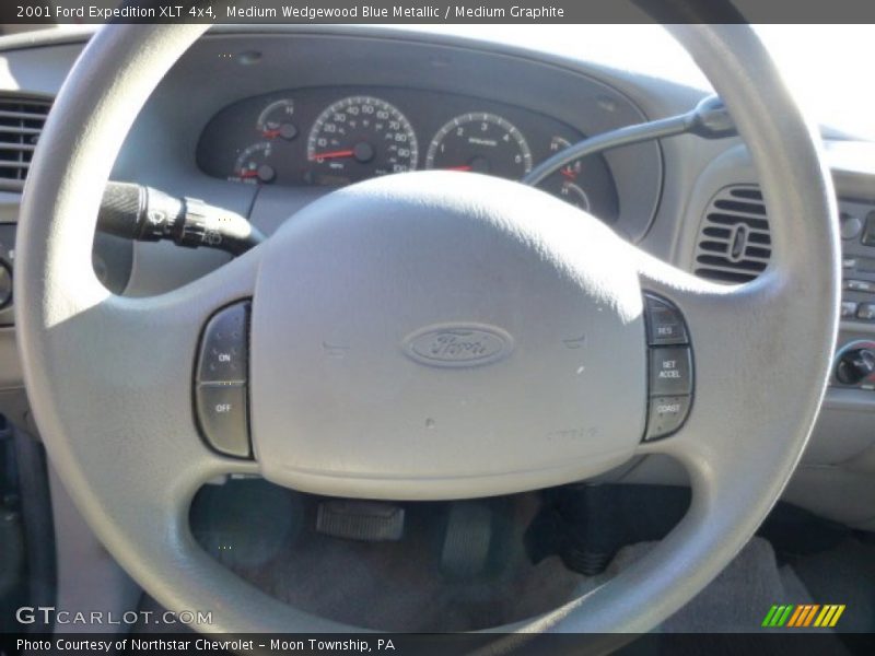 Medium Wedgewood Blue Metallic / Medium Graphite 2001 Ford Expedition XLT 4x4