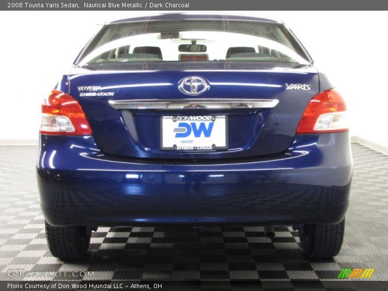 Nautical Blue Metallic / Dark Charcoal 2008 Toyota Yaris Sedan