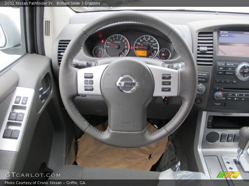 Brilliant Silver / Graphite 2012 Nissan Pathfinder SV