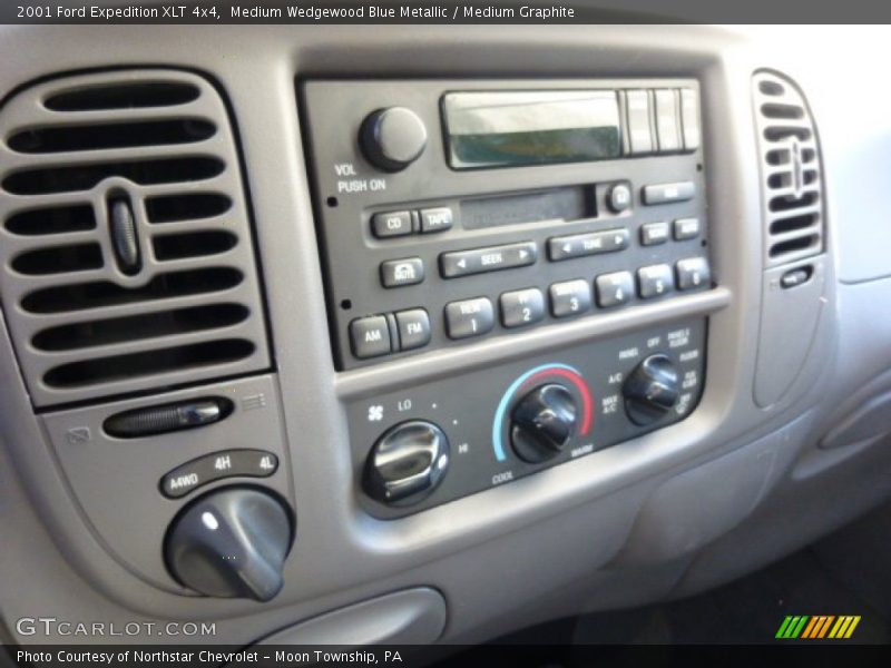Medium Wedgewood Blue Metallic / Medium Graphite 2001 Ford Expedition XLT 4x4