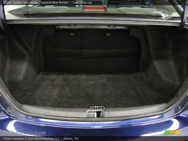 Nautical Blue Metallic / Dark Charcoal 2008 Toyota Yaris Sedan