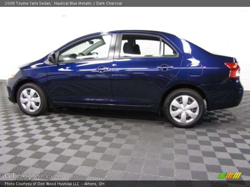 Nautical Blue Metallic / Dark Charcoal 2008 Toyota Yaris Sedan