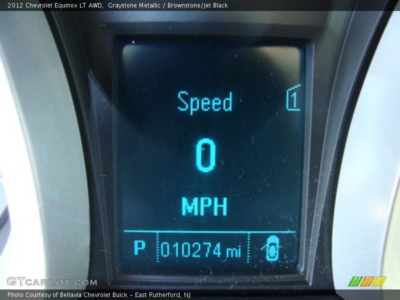 Graystone Metallic / Brownstone/Jet Black 2012 Chevrolet Equinox LT AWD