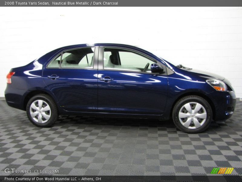 Nautical Blue Metallic / Dark Charcoal 2008 Toyota Yaris Sedan
