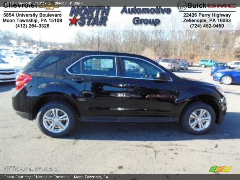 Black / Jet Black 2013 Chevrolet Equinox LS