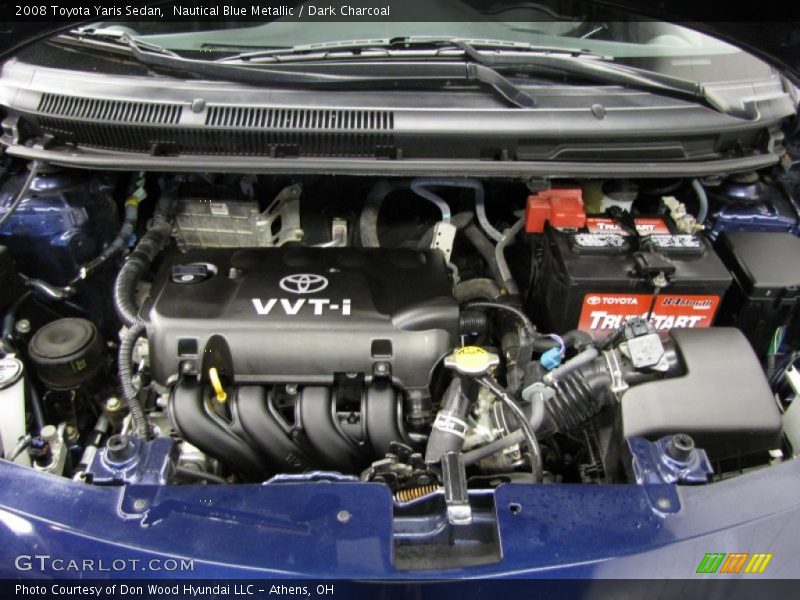 Nautical Blue Metallic / Dark Charcoal 2008 Toyota Yaris Sedan