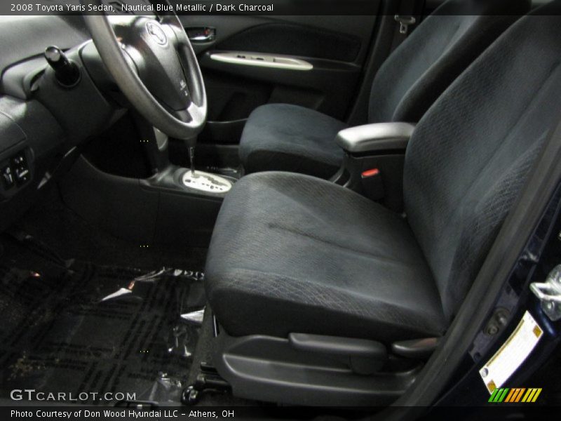 Nautical Blue Metallic / Dark Charcoal 2008 Toyota Yaris Sedan