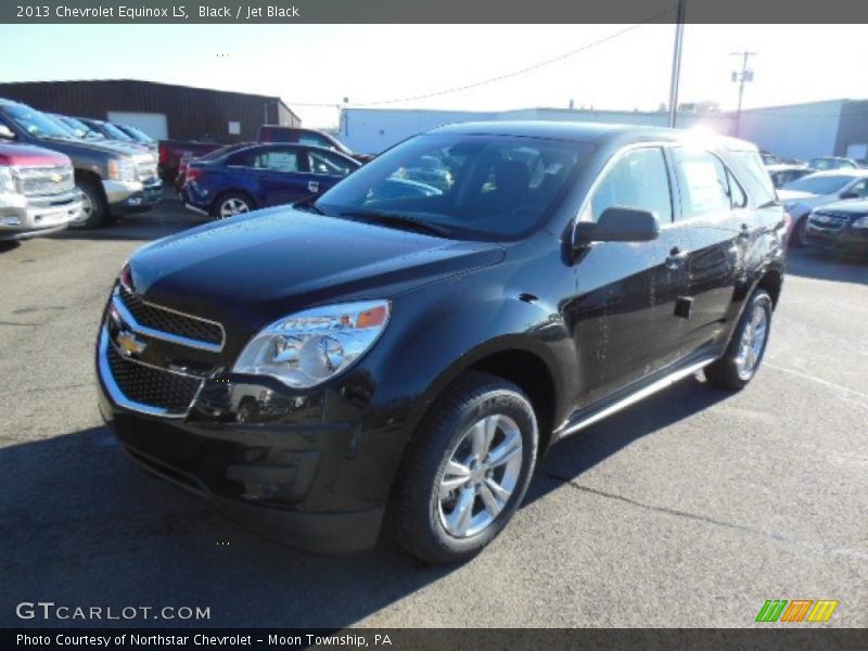 Black / Jet Black 2013 Chevrolet Equinox LS