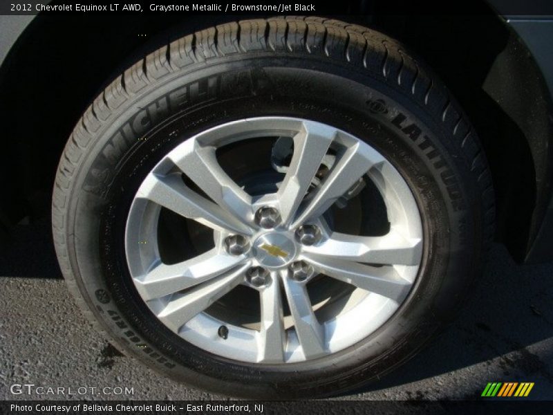 Graystone Metallic / Brownstone/Jet Black 2012 Chevrolet Equinox LT AWD