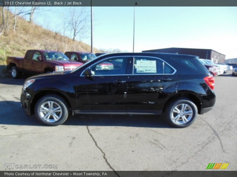Black / Jet Black 2013 Chevrolet Equinox LS