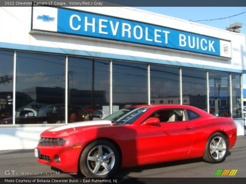 Victory Red / Gray 2012 Chevrolet Camaro LT Coupe
