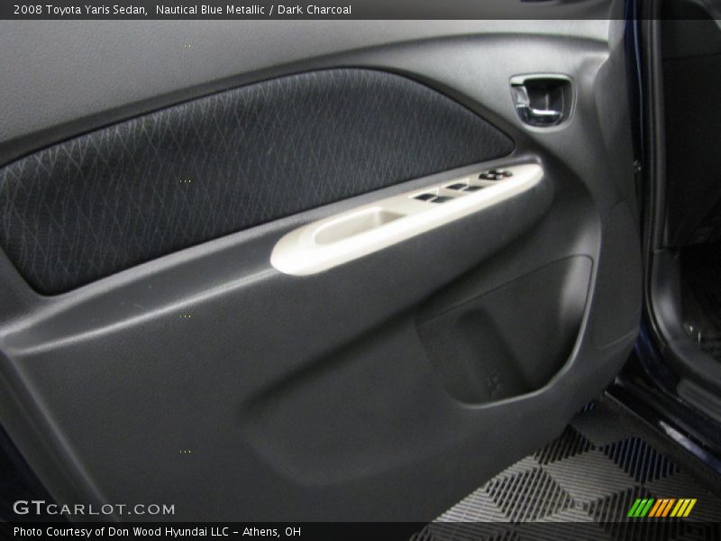Nautical Blue Metallic / Dark Charcoal 2008 Toyota Yaris Sedan