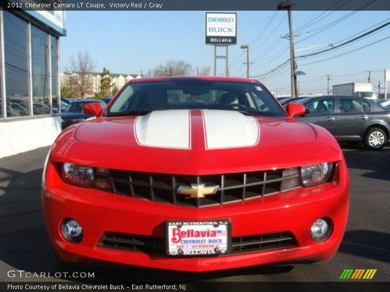 Victory Red / Gray 2012 Chevrolet Camaro LT Coupe