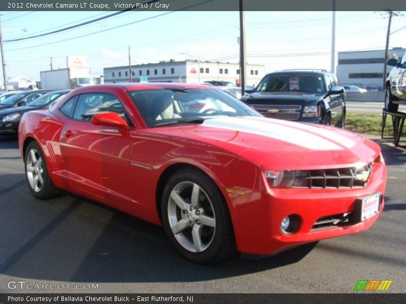 Victory Red / Gray 2012 Chevrolet Camaro LT Coupe