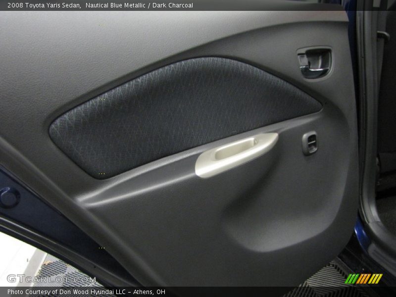 Nautical Blue Metallic / Dark Charcoal 2008 Toyota Yaris Sedan