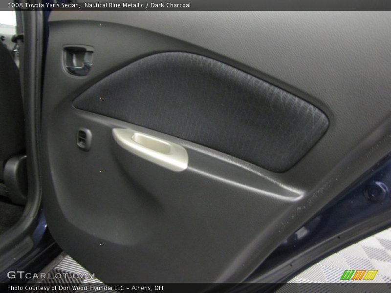 Nautical Blue Metallic / Dark Charcoal 2008 Toyota Yaris Sedan