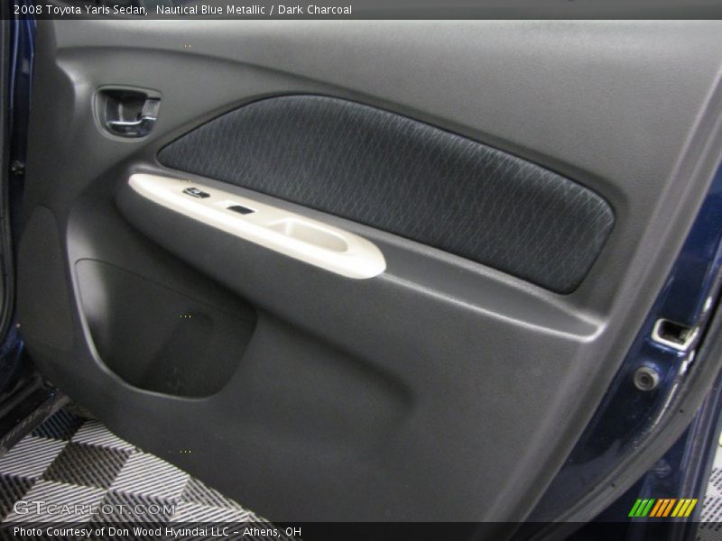Nautical Blue Metallic / Dark Charcoal 2008 Toyota Yaris Sedan