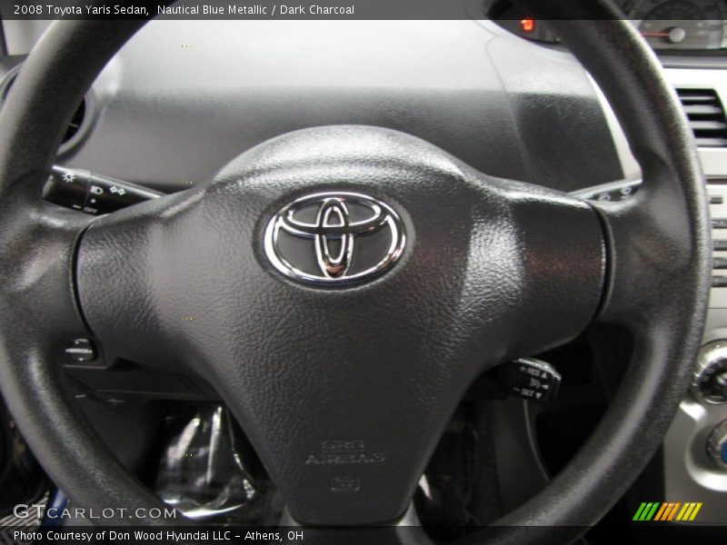 Nautical Blue Metallic / Dark Charcoal 2008 Toyota Yaris Sedan