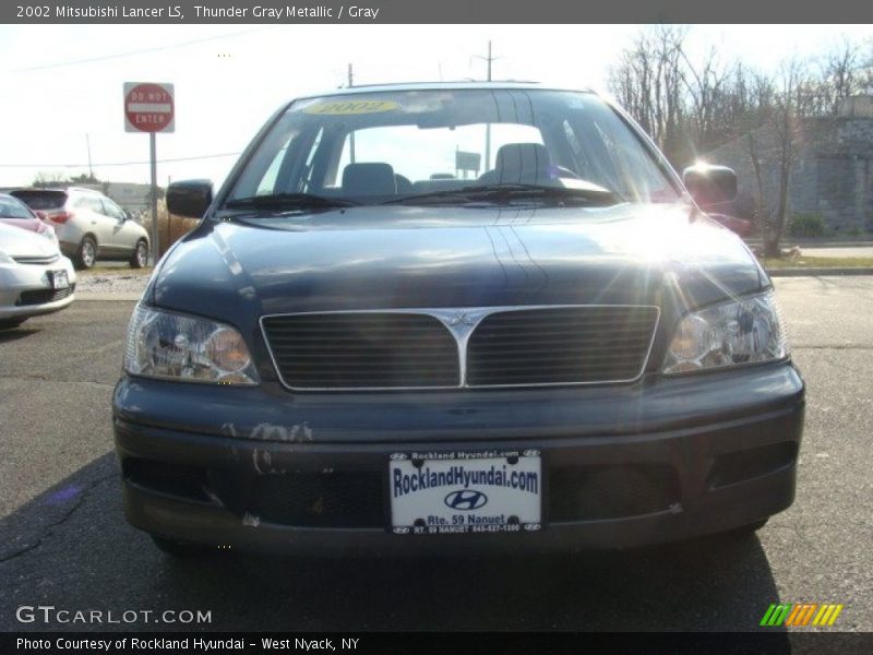 Thunder Gray Metallic / Gray 2002 Mitsubishi Lancer LS