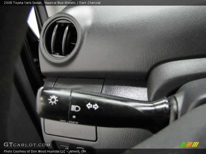 Nautical Blue Metallic / Dark Charcoal 2008 Toyota Yaris Sedan