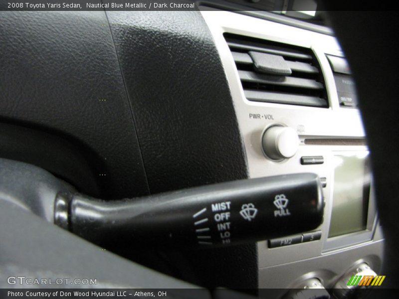 Nautical Blue Metallic / Dark Charcoal 2008 Toyota Yaris Sedan