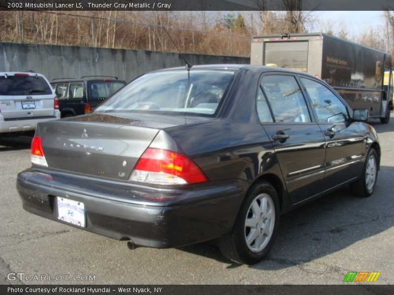 Thunder Gray Metallic / Gray 2002 Mitsubishi Lancer LS